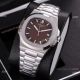 Knockoff Patek Philippe Nautilus 40mm Watches Gray Face Stainless Steel (5)_th.jpg